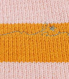 Pull rayé en tricot, moutarde/rose clair image number 2