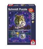 puzzel Wolf in het Maanlicht - 1000 stukjes - 12+ image number 1