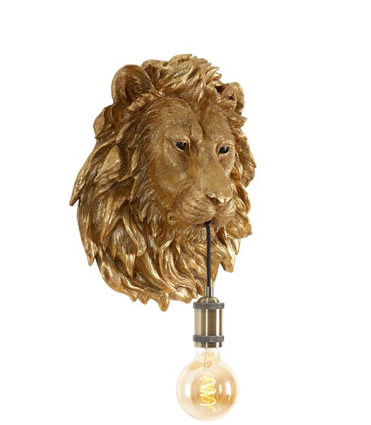 Applique Lion - Bronze - 33.5x19x40.5cm