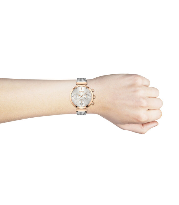 BOSS Flawless Horloge zilverkleurig HB1502551 image number 1
