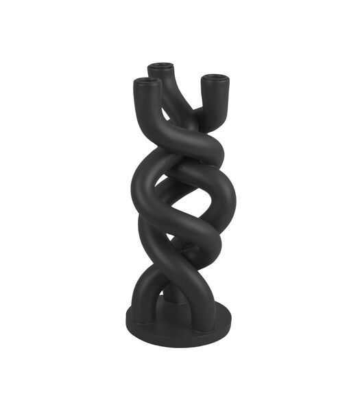 Chandelier Twisted - Noir - 13x31,4x13 cm