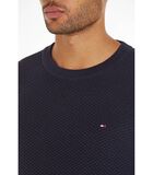 Pullover Structuur Navy image number 2
