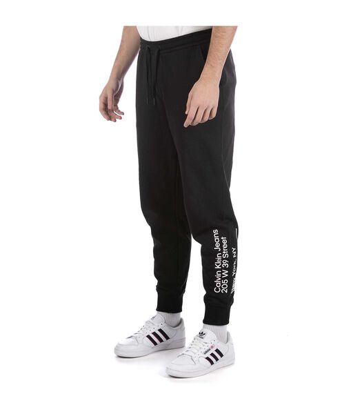 Calvin Klein Pantalon Address Logo Noir