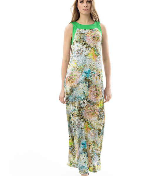 Bloemen A-lijn Maxi Dress