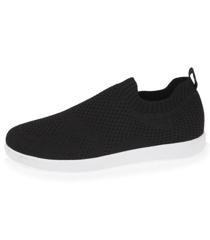 Dames Slip-On Sneakers Zwart image number 0