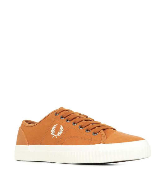 Fred Perry Baskets Hughes Basses Marron