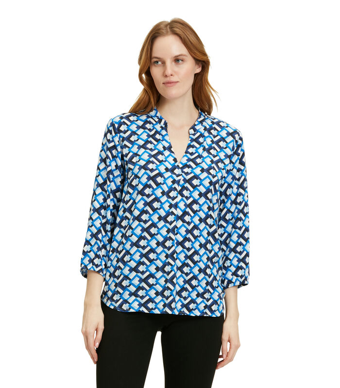 Blouse in shirtstijl image number 0