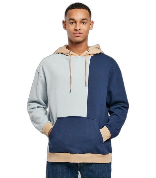 Sweatshirt à capuche Oversized Color Block