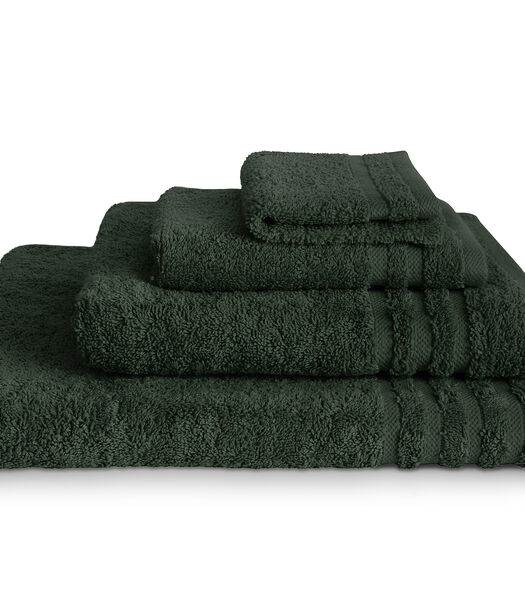 Handdoek 70 x 140 cm Donker Groen - 10 stuks
