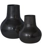Vase - Aluminium - Noir - 36x30x30 cm - Metal image number 1