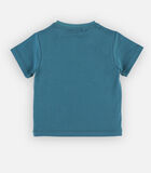 T-shirt met kattenprint, groenblauw image number 2