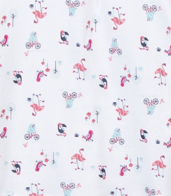 Pyjama long imprimé motif oiseaux image number 2