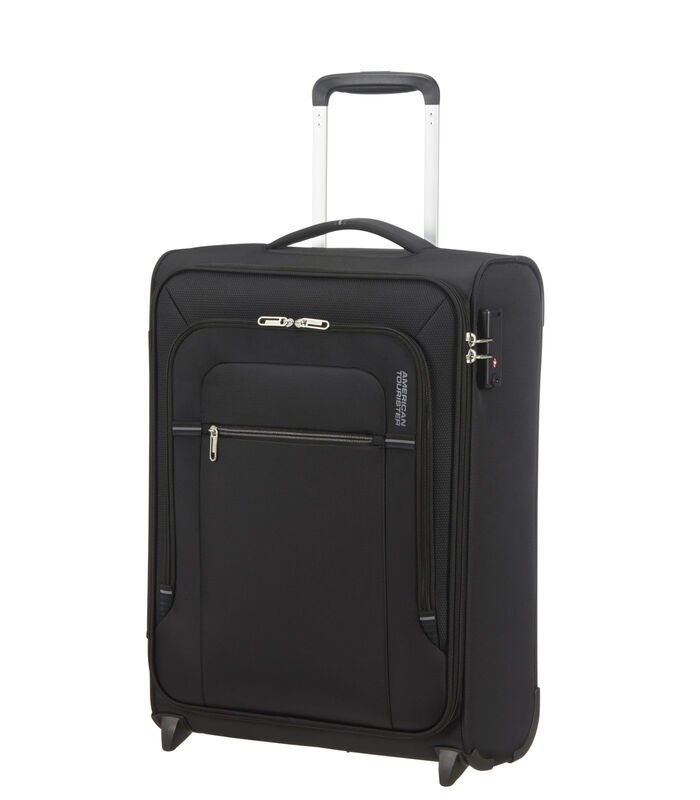 Crosstrack Reiskoffer 2 wiel handbagage 55 x 20 x 40 cm BLACK/GREY image number 0