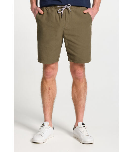 Katoenen shorts elastische maat