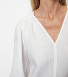 blouse met korte mouwen image number 4