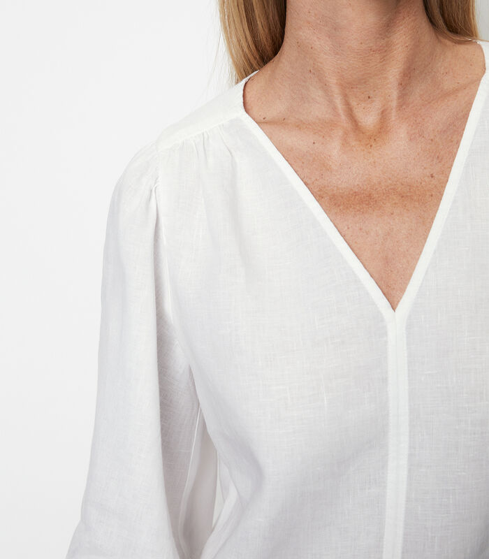 blouse met korte mouwen image number 4