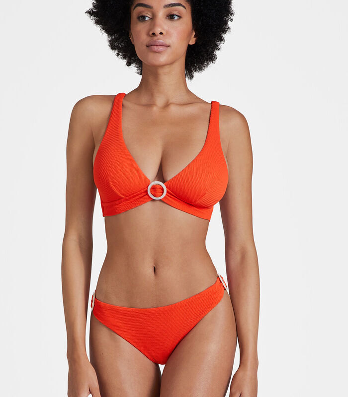 Haut de maillot de bain triangle coques amovibles SUMMER FIZZ Orange image number 2
