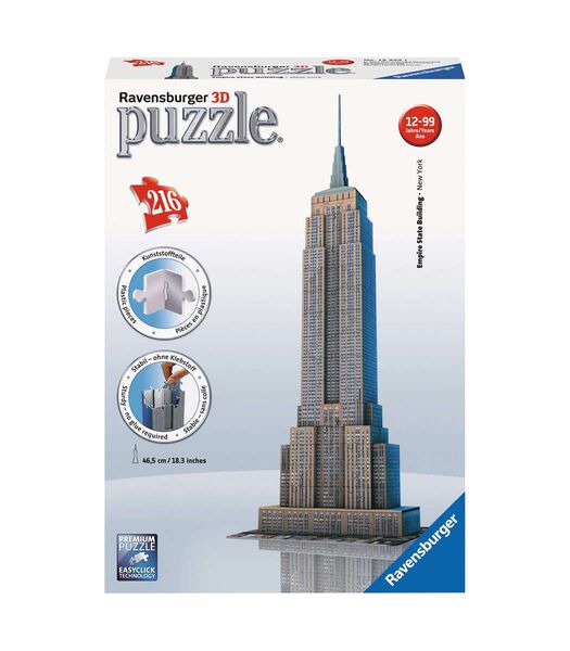3D puzzel gebouw Empire State Building - 216 stukjes