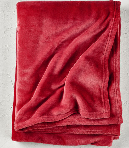 Couverture polaire Snuggly Ruby Red - 150 x 200 cm - Rouge
