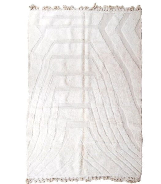 Tapis Berbere marocain pure laine 198 x 294 cm