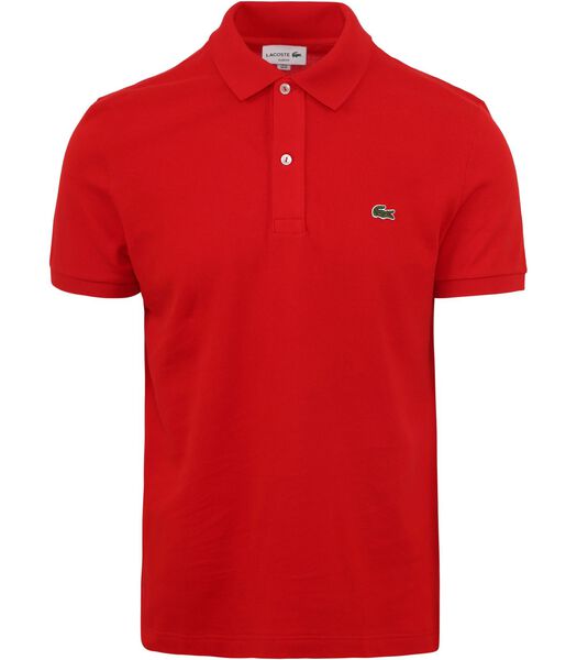 Poloshirt Pique Rood