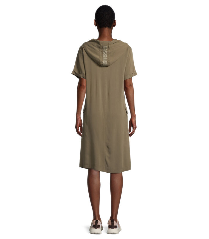 Casual jurk met kap image number 1