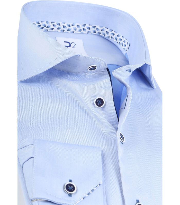 Overhemd Extra Lange Mouwen Blauw image number 1
