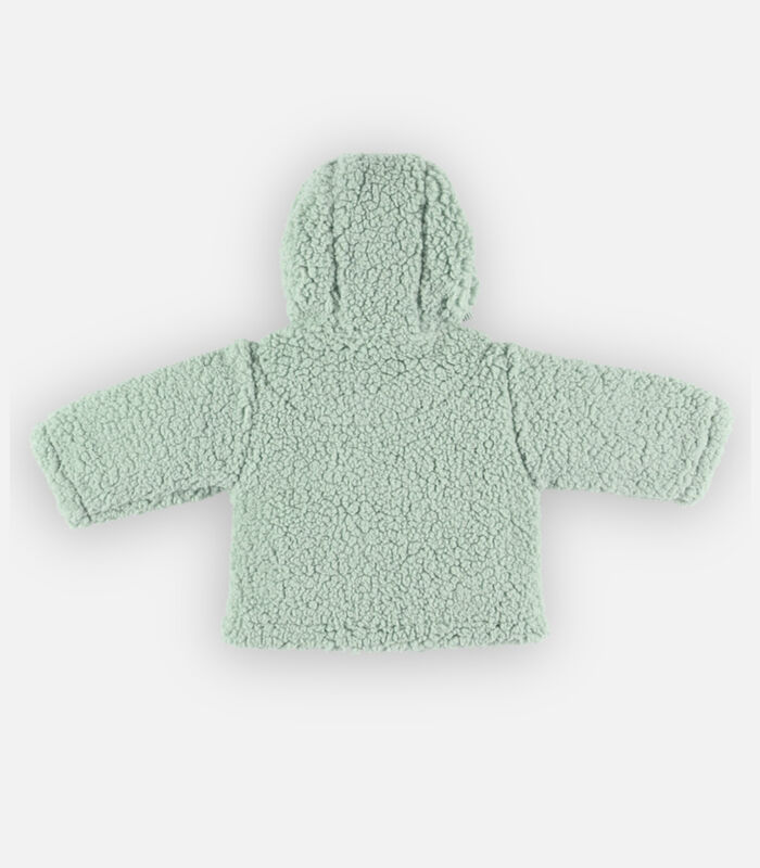 Sherpa jasje met kap, groen image number 1
