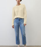 Jean modèle LINDE straight mid waist cropped image number 1