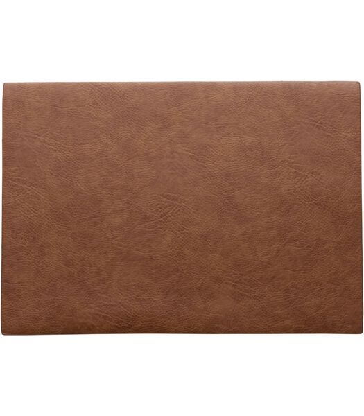 Placemat - Vegan Leather - Caramel - 46 x 33 cm