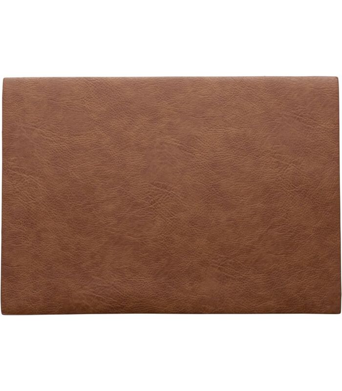 Placemat - Vegan Leather - Caramel - 46 x 33 cm image number 0