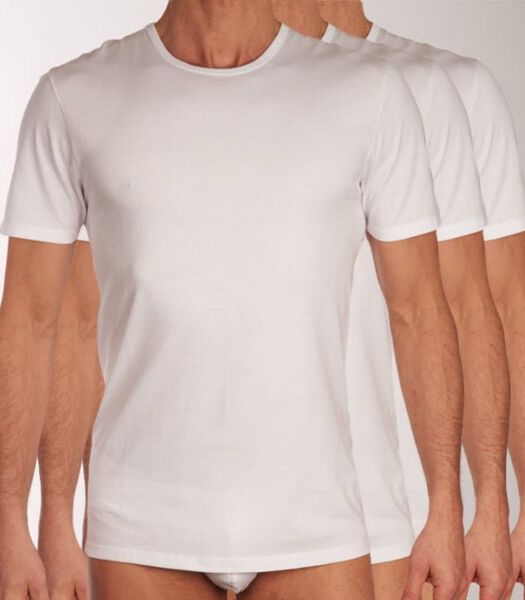 T-shirt ronde hals 3 pack Ecodim