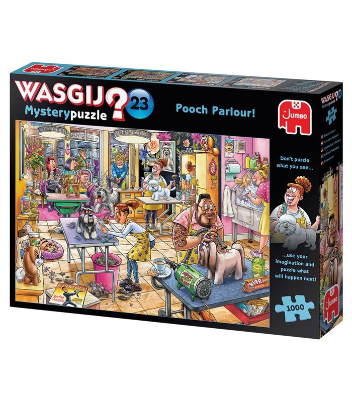 puzzel Wasgij Mystery 23 - Pooch Parlour! (1000 stukjes) image number 2