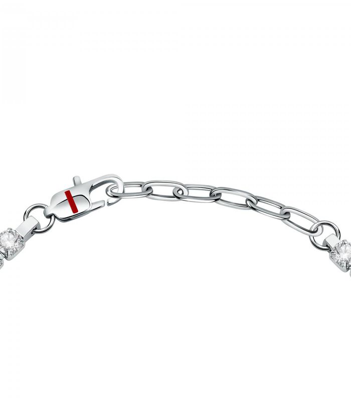 Bracelet en acier et cristaux TENNIS image number 2