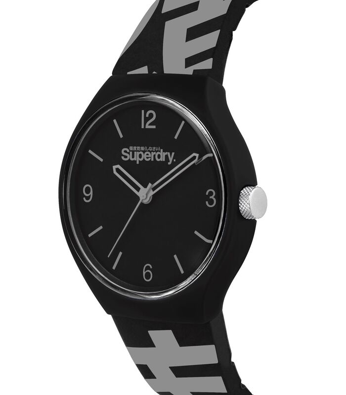 Analoog silicone horloge armband URBAN XL KANJI image number 1