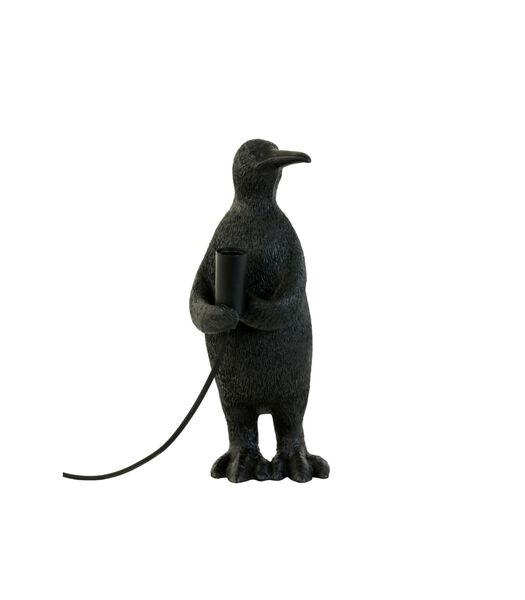 Lampe de table Penguin - Noir - 16x13x34cm