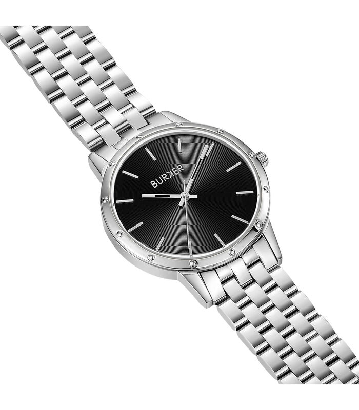 Mary Dames Horloge - Zilver Zwart - 36mm image number 2