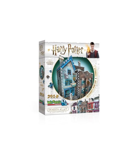 3D Puzzel - Harry Potter Ollivander's Wand Shop &  Scribbulus  - 295 stukjes