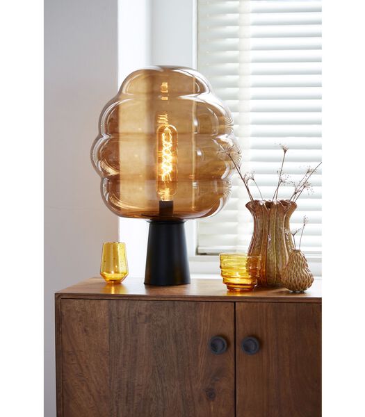 Lampe de Table Misty - Brun - 30x30x46cm
