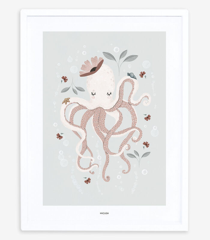 OCEAN FIELD - Affiche enfant - La pieuvre image number 4