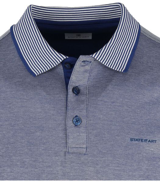 State Of Art Blauwe Polo