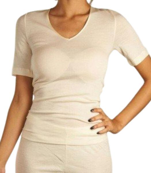 Thermische T-shirt Woolen Silk Short Sleeve Shirt