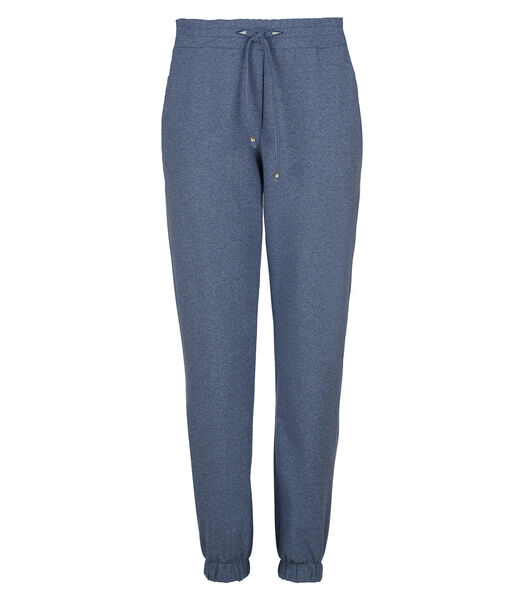 Pantalon de jogging long indigo Mélange