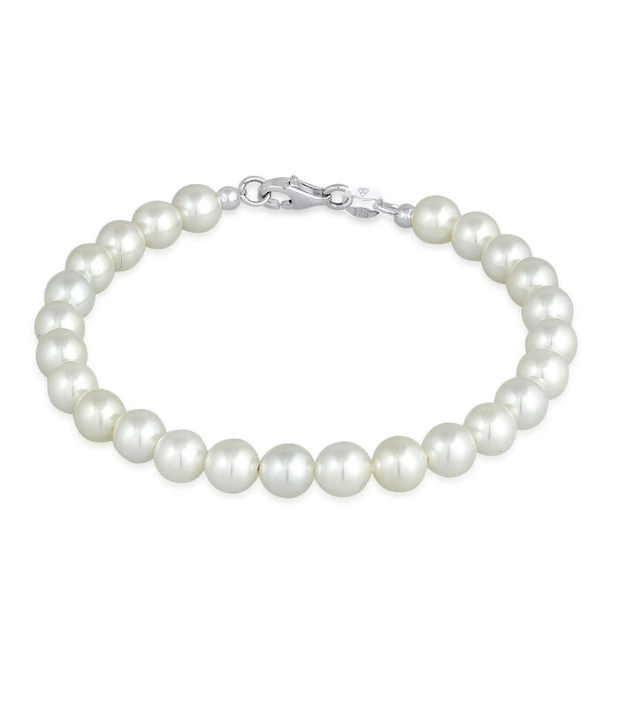 Bracelet Femmes Classique Avec Perles De Coquillage En Argent Sterling 925 image number 0