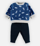 Sweater + joggingbroek set, donkerblauw image number 3