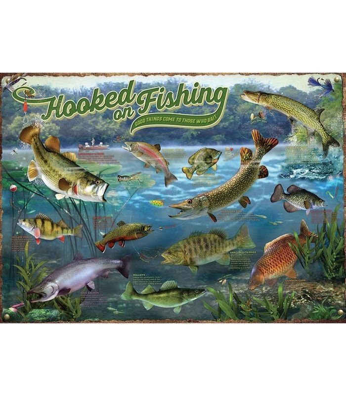 puzzle 1000 pieces - Hooked on fishing image number 0