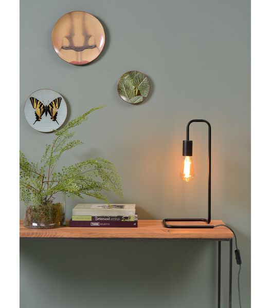 Lampe de Table London - Noir - 20x20x45cm