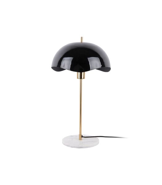 Lampe de Table Waved Dome - Noir - 30x30x56cm