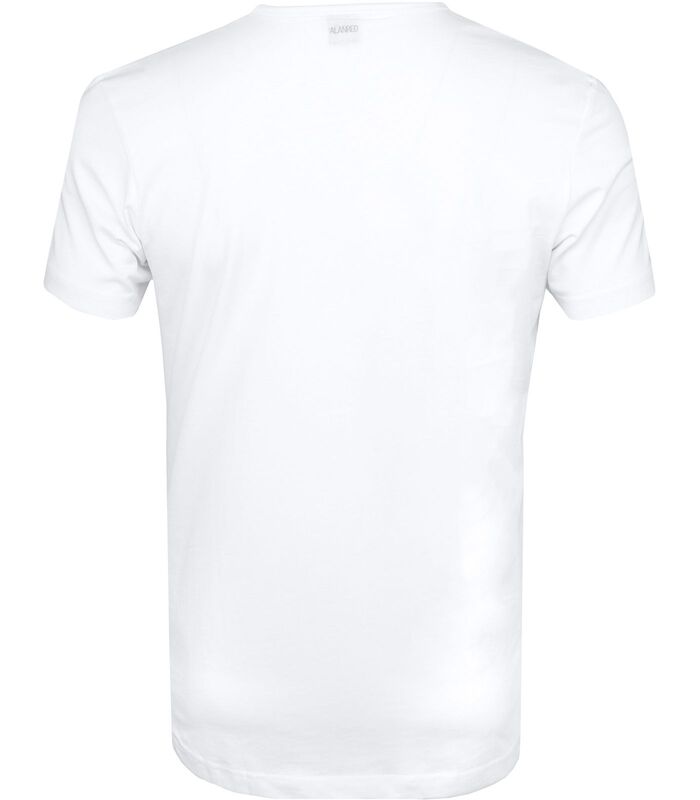 Alan Red Aanbieding Derby O-Hals T-shirts Wit (3Pack) image number 3
