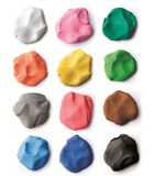 Pâte à modeler  Patplume multicolore - 12 x 350g image number 1